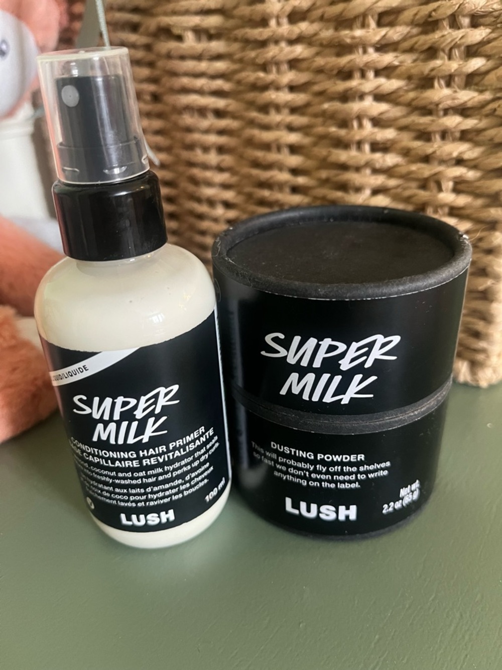 Lush Supermilk hair primer & dusting powder brand new